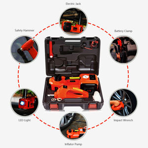12V 5T Hydraulic Electric <strong>Car</strong> <strong>Jack</strong> Lift with Impact Wrench Built-in <strong>Inflatable</strong> Pump for SUV Sedan Truck Change Tires Repair - Product Image 3