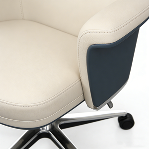 <span class=keywords><strong>Silla</strong></span> de Oficina Ejecutiva Giratoria de Diseño Moderno, Respaldo Alto de PVC, Reposacabezas Ajustable, <span class=keywords><strong>Reclinable</strong></span>, Altura Ajustable, Aluminio - Product Image 5