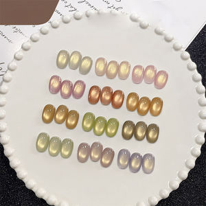 AILANUO - Serie de Esmaltes de Uñas en Gel con Efecto Ojo de Gato, 12 Colores Brillantes, 15 ml, Esmalte de Uñas en Gel con Efecto Ojo de Gato, Suministros para Salón de Belleza - Product Image 2