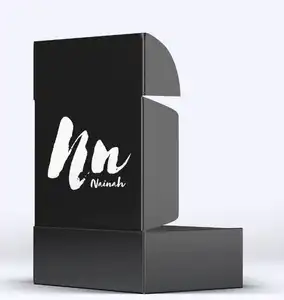 Caja de cartón plegable de papel corrugado, embalaje personalizado de logotipo de impresión elegante para sujetador, bikini, traje de baño, regalo cosmético