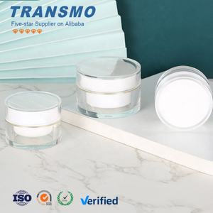 Échantillons Gratuits, Pot Vide pour Crème Capillaire Marque Privée, Vente en Gros, 20g, Pot de Crème en Verre et Plastique de Luxe OEM pour Crème - Product Image 3