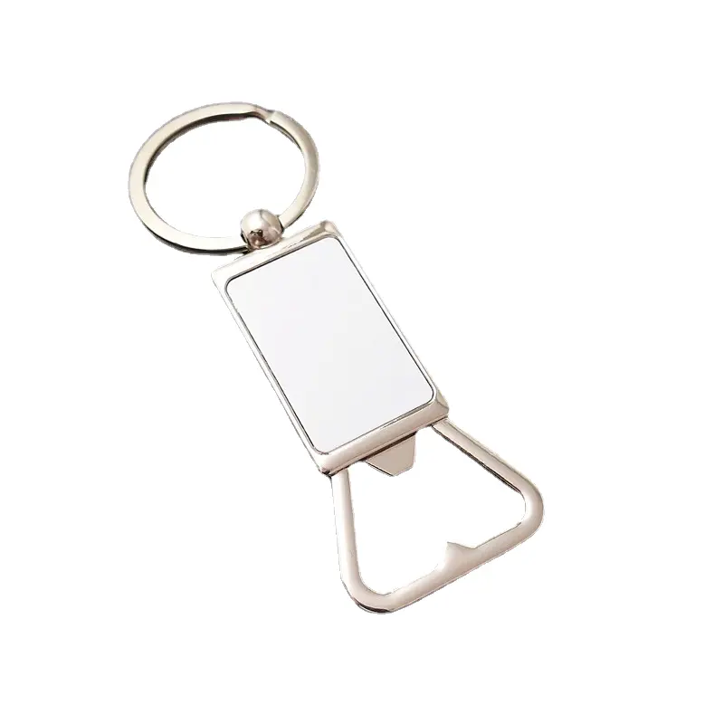 Flesopener Sleutelhanger Thermische Overdracht Sublimatie Klein Geschenk Sleutelhanger Foto