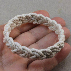 Handmade Happiness knotted rope <b>bracelet</b> - Product Image 1
