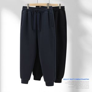 Pantalones Deportivos para Hombre Wumingji, Azul Marino, Algodón Grueso, Elásticos, Casuales, Unisex, para Uso Diario, Estilo Otoño Invierno - Product Image 3