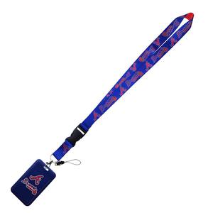 Estilo deportivo MLB Baseball League Club Cordones largos de poliéster Tarjeta de identificación Teléfono Sling Equipo de béisbol Cordones promocionales con soporte para identificación - Product Image 5