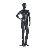 Mannequins noirs pour femmes, taille grande, corps entier, pour magasin de vêtements