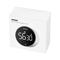Grande minuterie numérique de cuisine à LED Chronomètre Alarme forte Compte à rebours magnétique Minuterie pour la cuisson au four Restaurant Cuisine