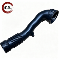 Pièces automobiles 13718626487 Conduit d'admission d'air avec capteur Tuyau d'entrée d'intercooler Compatible avec X5 X6 F15 F16 Guide d'admission gonflable