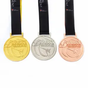 Médaille et trophée de banque en métal bon marché, karaté/Taekwondo/ Judo/lutte/Jiu Jitsu/médaille de sport de course d'art d'arts martiaux