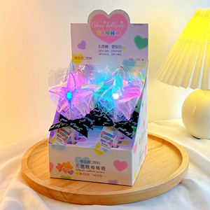 Venta <span class=keywords><strong>al</strong></span> por mayor de dulces para niños hechos a mano sin azúcar gradiente cola de pez Flash Dulces <span class=keywords><strong>Al</strong></span> Por Mayor música piruleta palo luminoso piruleta - Product Image 5