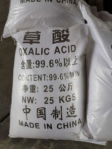 Meilleur prix pour l'acide oxalique en poudre à 99,6 % min, fourni par le fabricant, CAS 144-62-7, agent chimique auxiliaire - Product Image 6