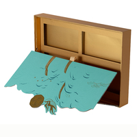 Emballage de luxe personnalisé de haute qualité pour chocolat et sucre, boîte rigide écologique et recyclable avec impression dorée et couvercle pliable pour