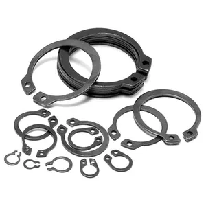 Retaining Ring Shaft External C-clip Circlip Screw Washer Spring Washer Din 471 Carbon Stainless Steel Snap C Type Spring Black