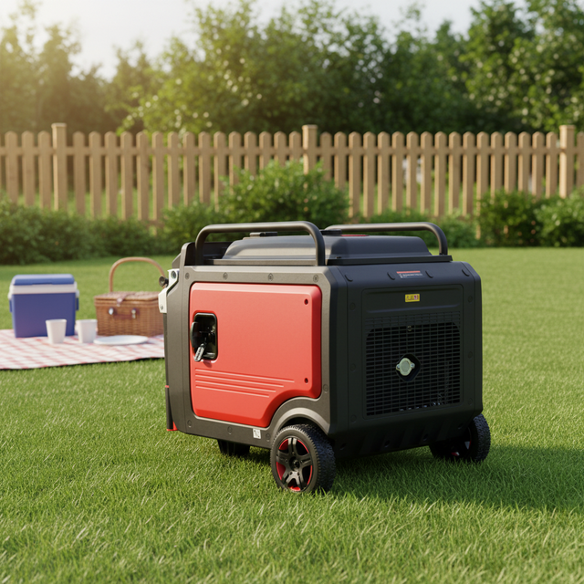 8kW Silent Portable High-Power OHV Engine Electric Start AC Gasoline Generator