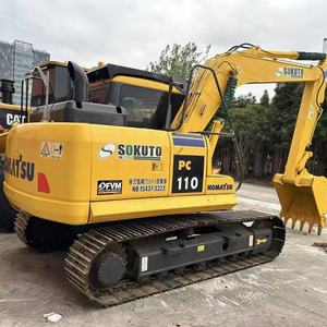 Komatsu รถตักดินระบบไฮดรอลิกมือสอง PC110การบำรุงรักษาง่าย - Product Image 1