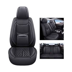 Coprisedili <span class=keywords><strong>Auto</strong></span> di Lusso in Pelle di Alta Qualità, Impermeabili, Resistenti, Set da 5 Pezzi con Copertura Completa Anteriore - Product Image 5