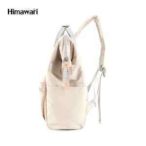 กระเป๋าเป้สะพายหลังสำหรับใส่แล็ปท็อปขนาด 14 นิ้ว รุ่นฮิมาวาริ 2023 1881 สีใหม่ เบจชมพู กันน้ำ ผลิตจากโพลีเอสเตอร์ พร้อมช่องเสียบ USB สำหรับชาร์จ - Product Image 3