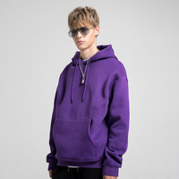 Sudadera con Capucha Corta Personalizada con Bordado, Tallas Grandes, Unisex, de Alta Calidad, Gruesa, Ecológica, Transpirable, Tejido de Spandex/Algodón