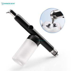 Nouveau <span class=keywords><strong>micro</strong></span>-sablage <span class=keywords><strong>dentaire</strong></span> à l'oxyde d'aluminium et polisseur à air abrasif avec eau pour le blanchiment des dents, turbine - Product Image 1