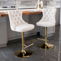 Tabourets de bar pivotants et réglables de luxe pour cuisine, vente en gros ; Tabourets de comptoir ergonomiques et durables (2 pièces/lot)