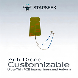 Antenne directionnelle mini PCB Starseek intégrée pour pistolet anti-drone portable et de sac à dos - Product Image 2