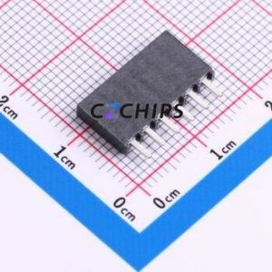 SSW-106-01-T-S Pin Socket Through hole Component (THT),P=2.54mm Connector 2.54mm Square Hole Through Hole Single Row - Product Image 2