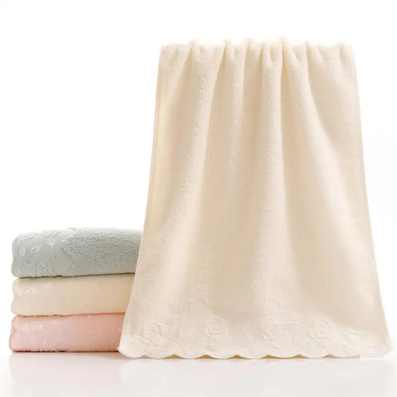wholesale bamboo embossing soft cleaning towels kids wash cloths for face