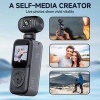 Caméra portable WiFi 4K OEM 270 °   Mini caméra DV sportive rotative à fixer sur casque pour vlog de voyage et enregistrement POV