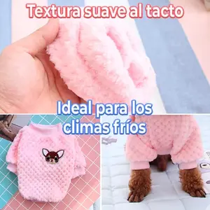 Chaqueta de Invierno de Piel Sintética Cálida para Perros Pequeños, Diseño de Animal Adorable, Lavable a Máquina e Impermeable, Talla Pequeña, Color Rojo, EGTMA Bra - Product Image 6