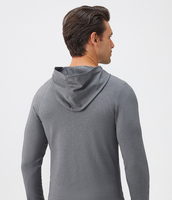 Veste de sport pour homme, automne-hiver, fermeture éclair, col montant, vêtements de fitness, manches longues, séchage rapide, veste de course à pied, entraînement physique