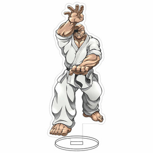 26 estilos Hanma Baki <span class=keywords><strong>Yujiro</strong></span> Retsu Kaioh Orochi Doppo galleta Oliva PVC Anime acrílico soporte placa Cosplay Fans regalos para niños - Product Image 5