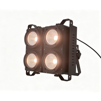 Projecteur de scène LED COB 400W à 4 optiques, blanc chaud, DMX512, gradateur linéaire pour église, théâtre, club, mariage et spectacles en direct