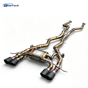ระบบท่อไอเสียไทเทเนียมน้ำหนักเบาประสิทธิภาพสูง FlowTech สำหรับ BMW G80 M3 G82 M4 G87 M2 S58 3.0T พร้อมวาล์วควบคุมเสียง - Product Image 6