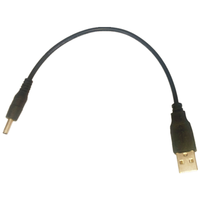Cable de Carga Mini USB DC Jack, Carga Rápida de 3A, Diseño Ecológico de Moldeo por Inyección, Cable de PVC con Núcleo de Cobre Puro