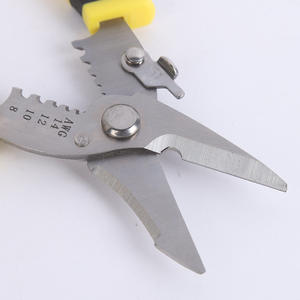 Alicates profesionales para pelar cables, alicates de crimpado, acero de grado industrial, hoja de acero al manganeso, 16 AWG, entrada frontal y lateral - Product Image 3