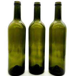 Etichetta personalizzata trasparente verde scuro 75cl BRANDY Bordeaux <span class=keywords><strong>bottiglie</strong></span> di vino in vetro 750ml bottiglia di vino all'<span class=keywords><strong>ingrosso</strong></span> - Product Image 3