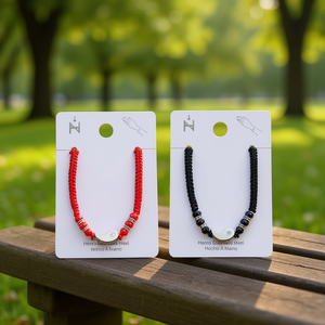 Pulsera de cuentas Tai Chi de acero inoxidable, joyería de moda unisex, hecha a mano - Product Image 2