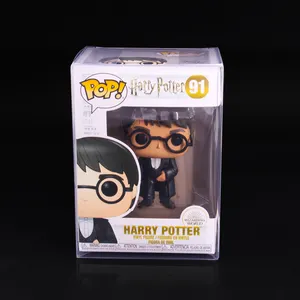 Toptan pop koruyucu Funko özel temizle vaka 0.35mm 4 inç Funko Pop kutusu koruyucu vinil ambalaj ekran kutusu