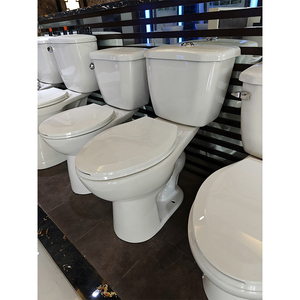 Shauchalay Tốt Nhất Nhà Vệ Sinh WC Hai Mảnh Hiện Đại Được Thiết Kế Đèn <span class=keywords><strong>Flash</strong></span> Gốm Siphonic Bộ Phòng Tắm Thiết Bị Vệ Sinh S Trap Phương Tây Nhà Vệ Sinh - Product Image 3