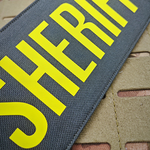 Écusson tactique imprimé pour uniforme de sécurité, à fixation auto-agrippante, compatible avec les gilets tactiques - Product Image 4