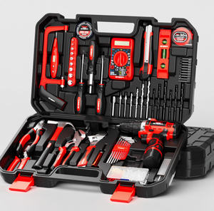 Boîte à outils professionnelle combinée pour la construction générale, les réparations domestiques et auto, avec outils à main et outils robustes - Product Image 6