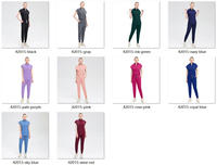 42015 Combinaison de sport Jogger Scrubs, design ergonomique, confort, entraînement intensif aux poids, mode pour femme, fitness spécial