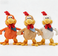 Série de jouets en peluche Cactus Poulet Dansant Amusant, chantant et marchant, en coton PP, pour fêtes, unisexe, jouets anti-stress, animaux doux