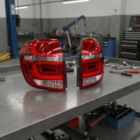 Nouvel ensemble de feux arrière LED rouges 25W 6000K pour Chevrolet Captiva 2007-2018, feux de positionnement/clignotants/feux de freinage, référence OE 21100987, modifié