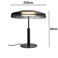 Gadgets Tendance 2026 : Lampe de Table de Luxe en Cristal, Grandes Lampes de Bureau en Verre pour Hôtel, Chevet et Bureau