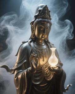 รูปปั้นพระโพธิสัตว์ทำจากทองสัมฤทธิ์ขนาดใหญ่รูปปั้นตกแต่งรูปปั้นโลหะหล่อทางศาสนาพระพุทธรูปกวน<span class=keywords><strong>อิ</strong></span><span class=keywords><strong>ม</strong></span><span class=keywords><strong>ยืน</strong></span> - Product Image 5