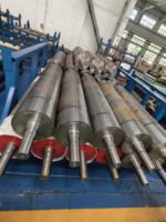 Rouleau en acier de haute qualité, équilibrage dynamique stable et bonne élasticité, rouleau de contact pour machine à poncer de l'industrie du bois