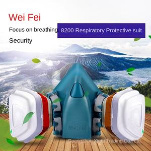 Wei Fei 8200 masker karbon aktif kimia antidebu dengan formaldehida & tahan bau garansi 1 tahun untuk alat pengecatan - Product Image 3
