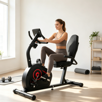 Vélo elliptique multifonctionnel TODO à résistance magnétique, avec application Bluetooth et écran LCD – Prix usine éco-responsable