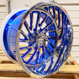 Jantes forgées chromées DEONEO <span class=keywords><strong>DOT</strong></span> IATF16949 24x14 26x16 8x170 pour <span class=keywords><strong>Ford</strong></span> F250 F350 <span class=keywords><strong>Super</strong></span> Duty, camion surélevé - Product Image 4
